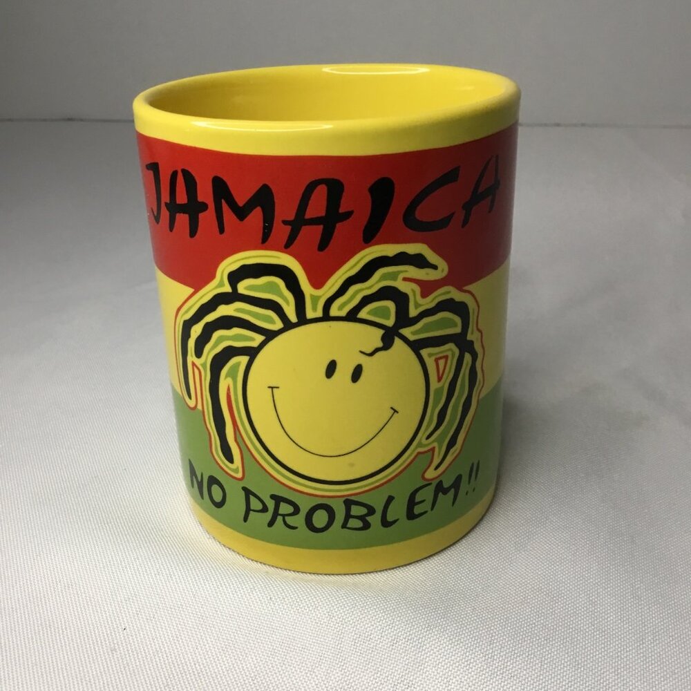 Jamaica No Problem Colorful Spider Coffee Cup Hot Chocolate Mug
